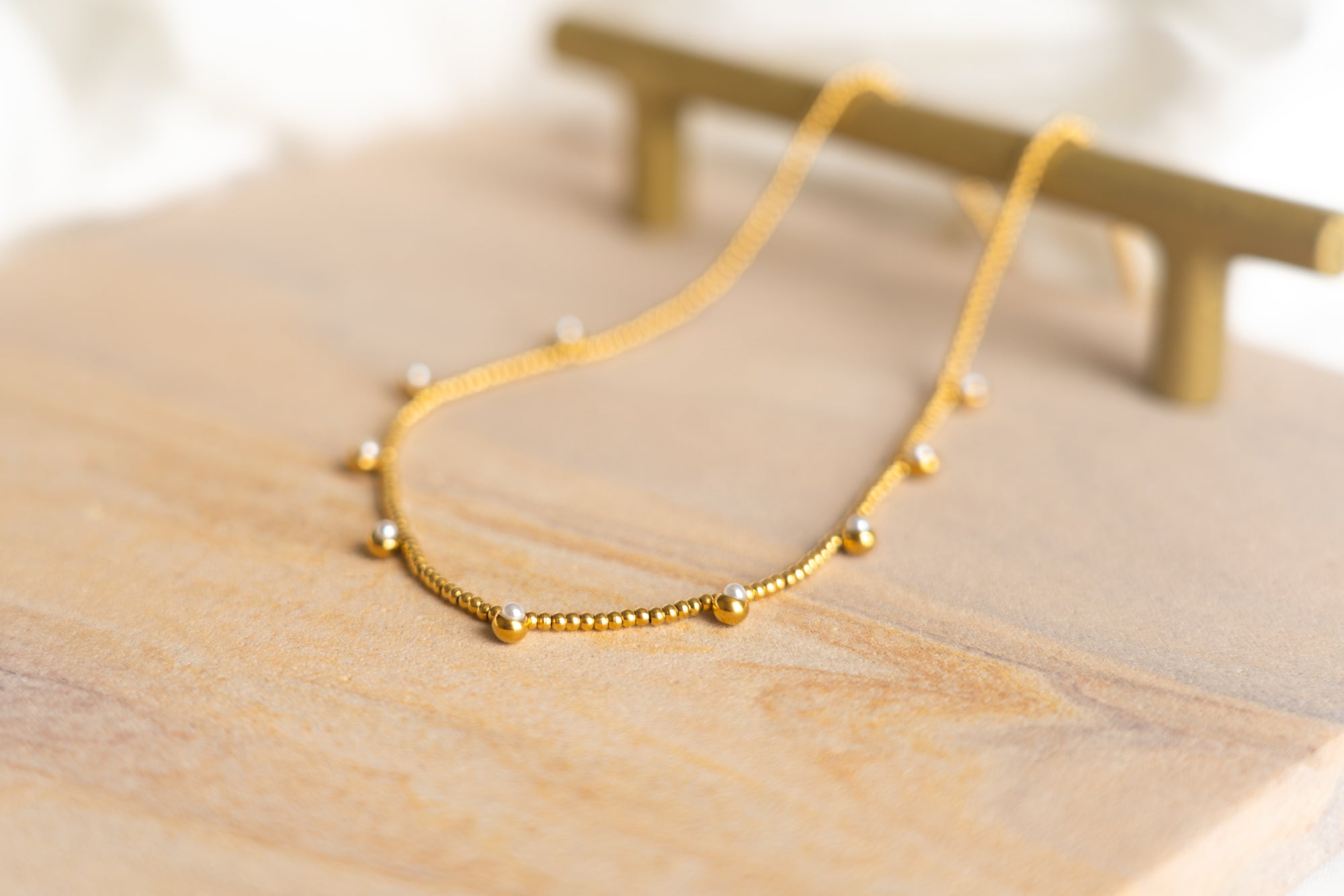 Beaded Pearl Necklace
