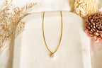Box Chain Pearl Necklace