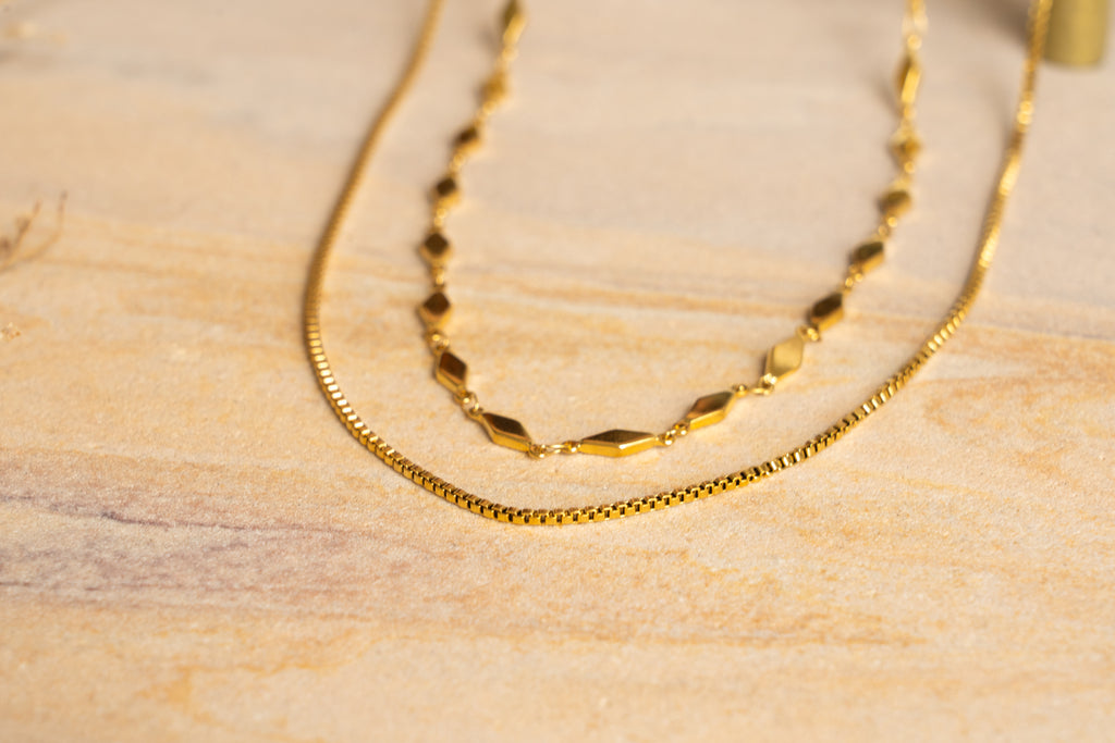 Box Chain Layered Necklace
