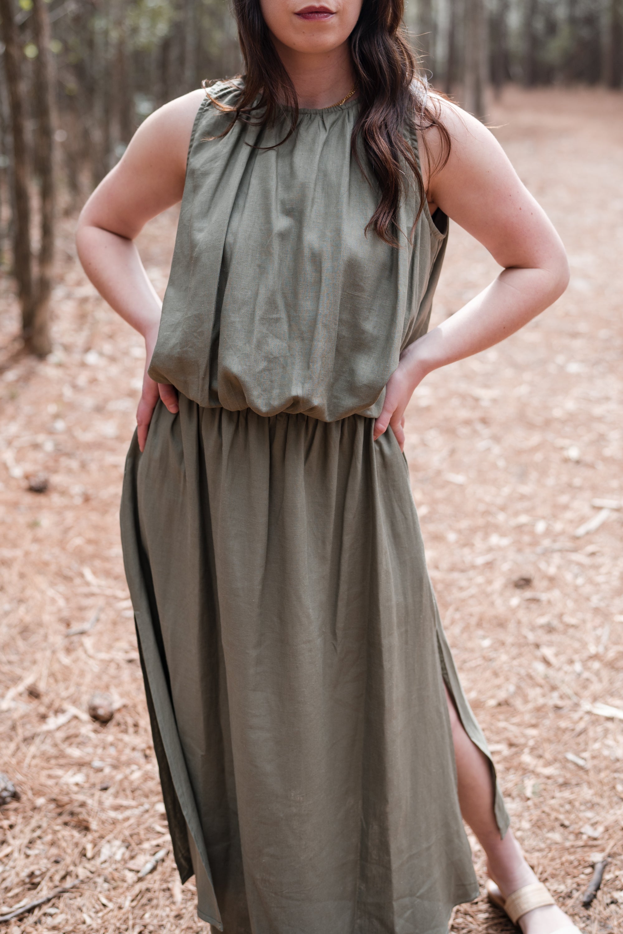 Side Slit Maxi Skirt