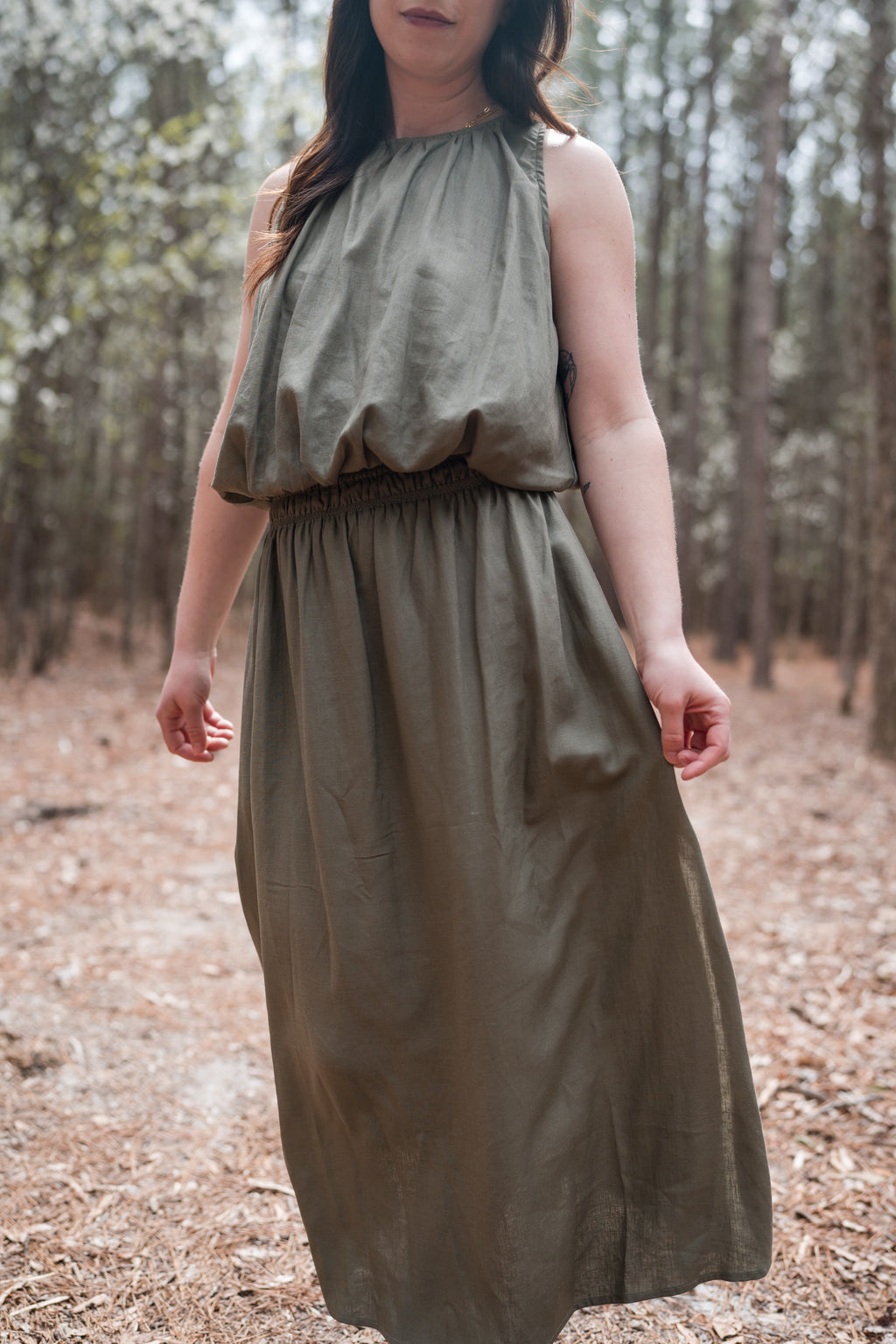 Side Slit Maxi Skirt