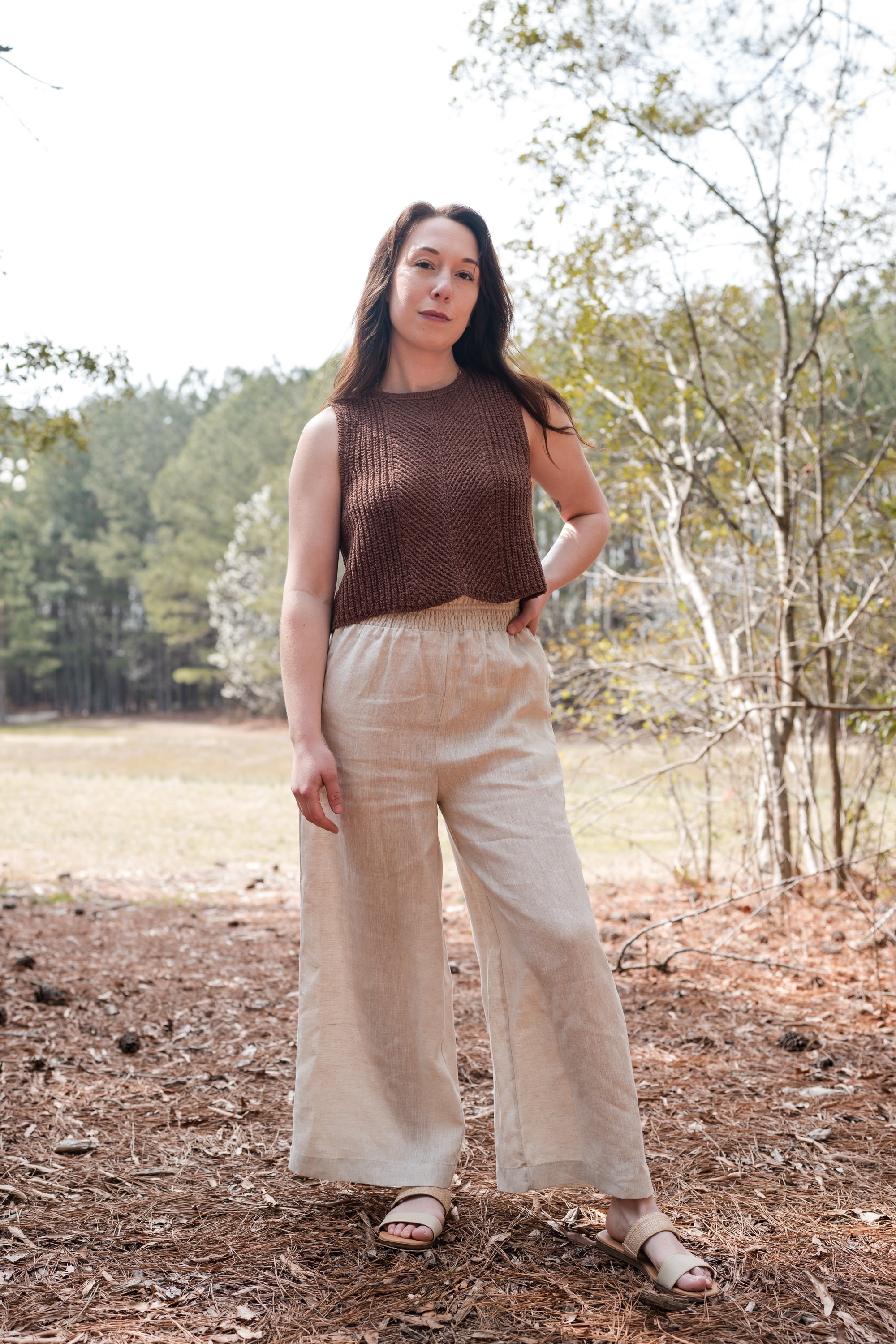 Large Knit Lightweight Sweater Tank