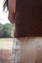 Large Knit Lightweight Sweater Tank