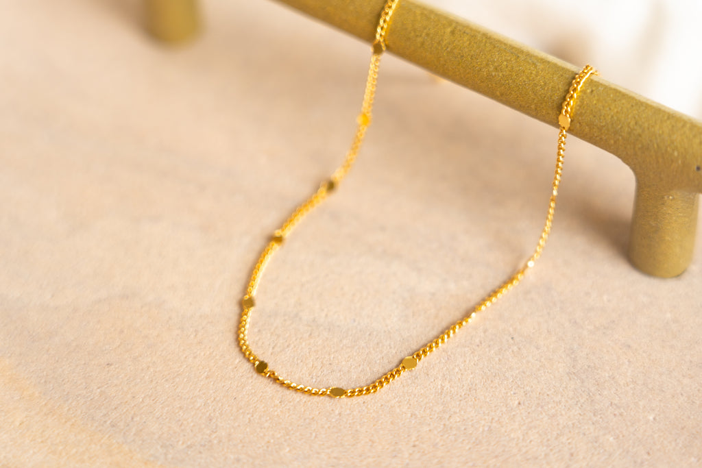Dainty Sparkle Chain Choker