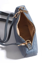 Denim Crescent Crossbody