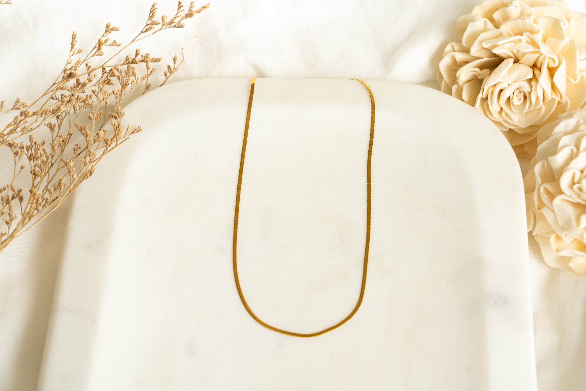 Micro Herringbone Necklace