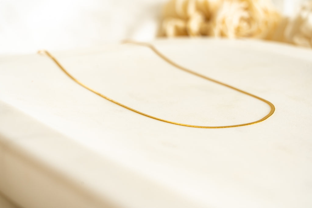 Micro Herringbone Necklace
